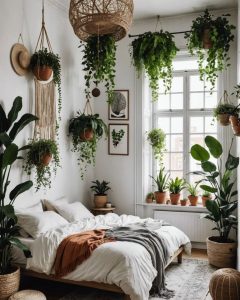 photo chambre avec beaucoup de plantes
